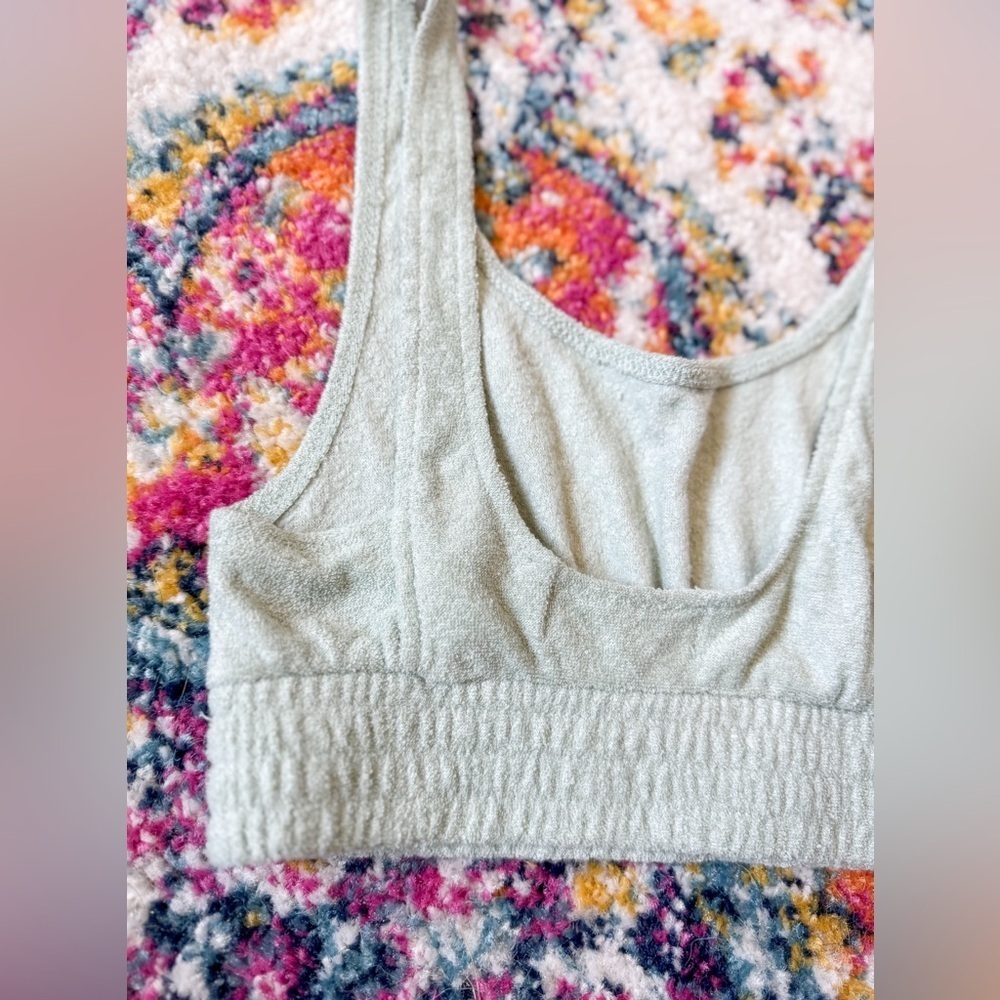 Terrycloth Cropped Tank - Picture 4 of 5